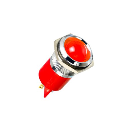 Apem Inc Led Panel Mount Indicators Indicator 110V 22Mm Prom Red Q22P1CXXR110E